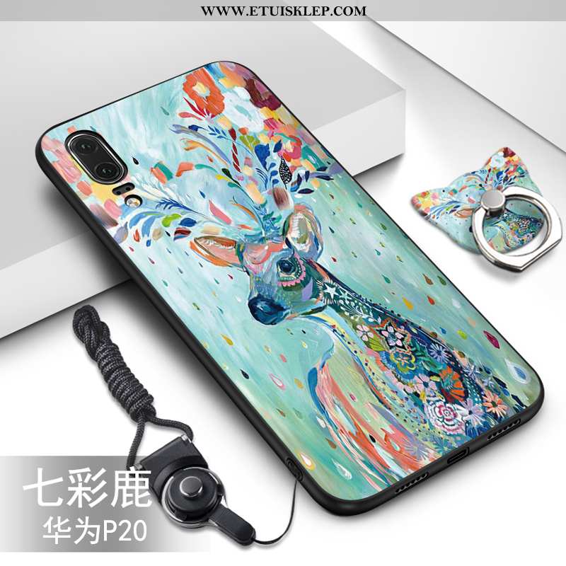 Pokrowce Huawei P20 Trendy Telefon Komórkowy Futerał Zielony Etui Silikonowe Ochraniacz Kup