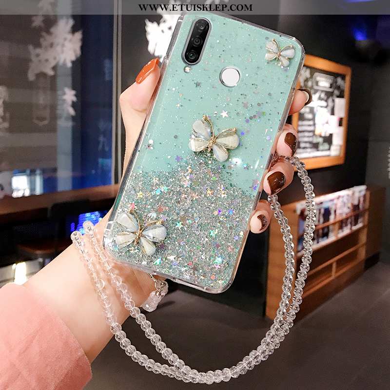 Pokrowce Huawei P30 Lite Moda Etui Anti-fall Silikonowe Niebieski Futerał All Inclusive Sklep