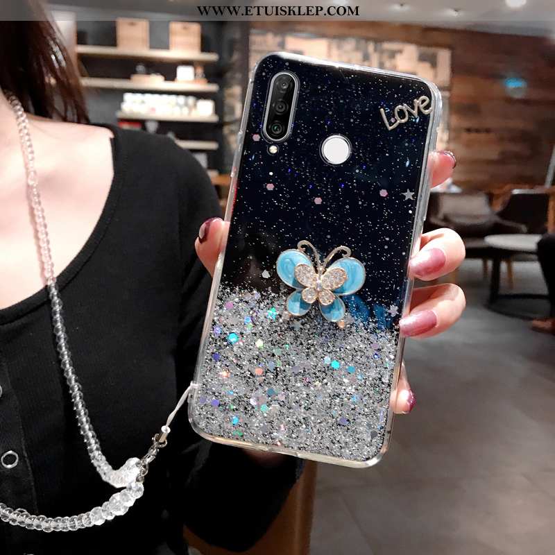 Pokrowce Huawei P30 Lite Moda Etui Anti-fall Silikonowe Niebieski Futerał All Inclusive Sklep