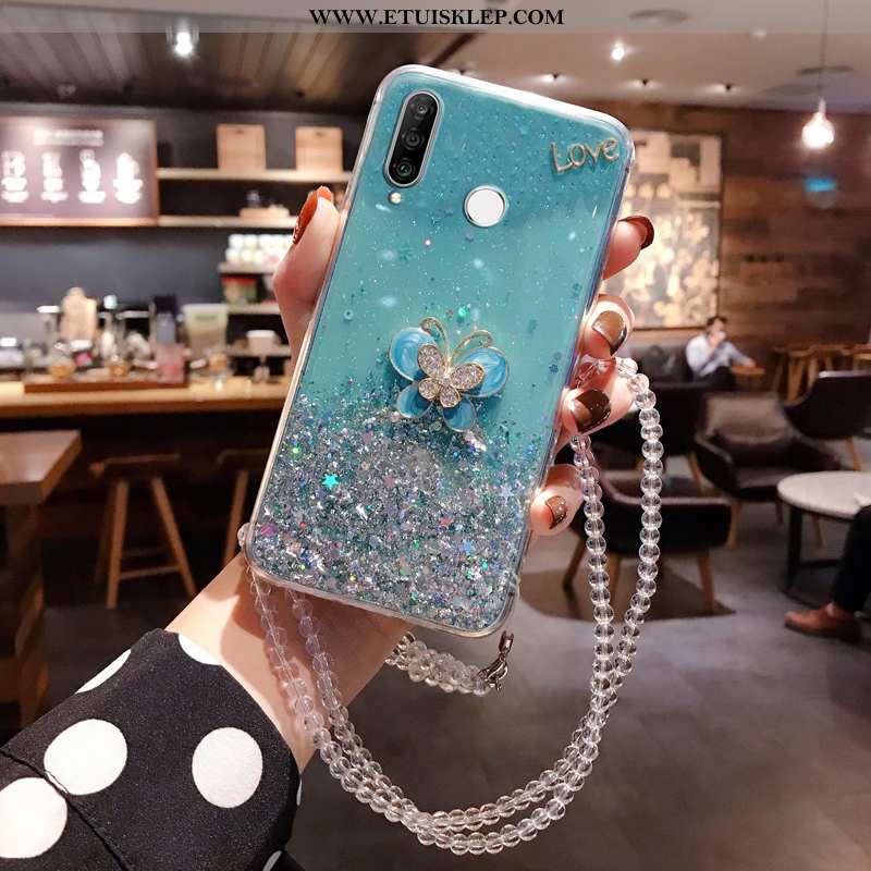 Pokrowce Huawei P30 Lite Moda Etui Anti-fall Silikonowe Niebieski Futerał All Inclusive Sklep