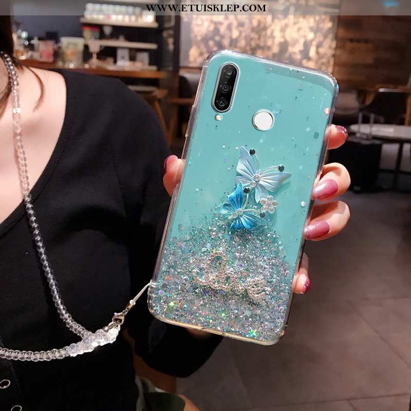 Pokrowce Huawei P30 Lite Moda Etui Anti-fall Silikonowe Niebieski Futerał All Inclusive Sklep