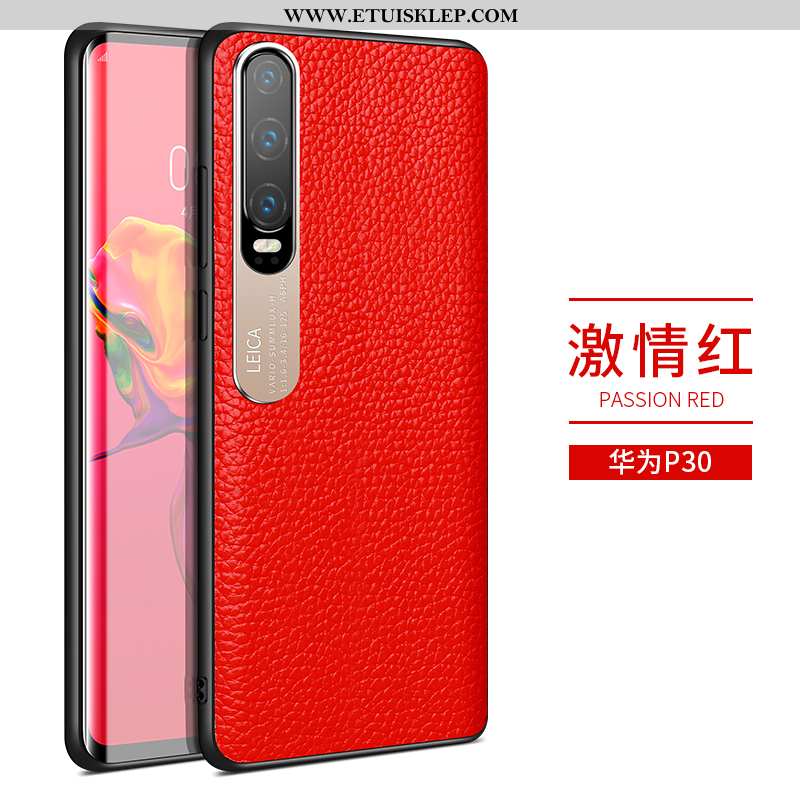 Pokrowce Huawei P30 Luksusowy Super Cienkie Tylna Pokrywa Czerwony All Inclusive Trendy Sklep