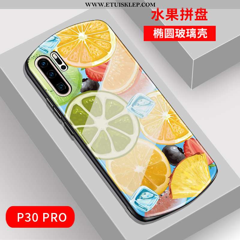 Pokrowce Huawei P30 Pro Moda Lustro Czerwony Netto Szkło Łuk Telefon Komórkowy Futerał Oferta