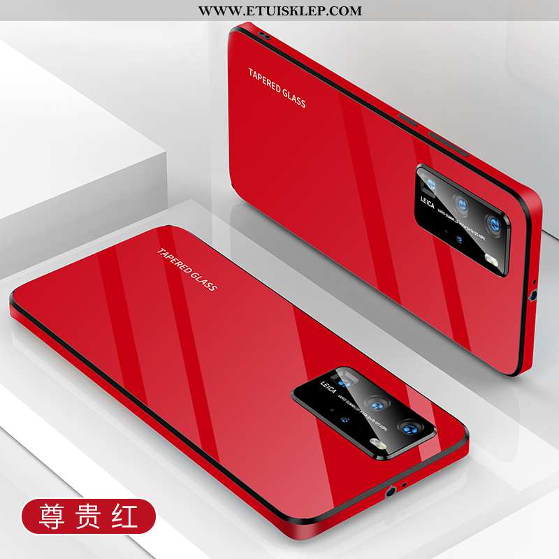 Pokrowce Huawei P40 Cienkie Proste Super Czerwony Netto All Inclusive Anti-fall Ochraniacz Online