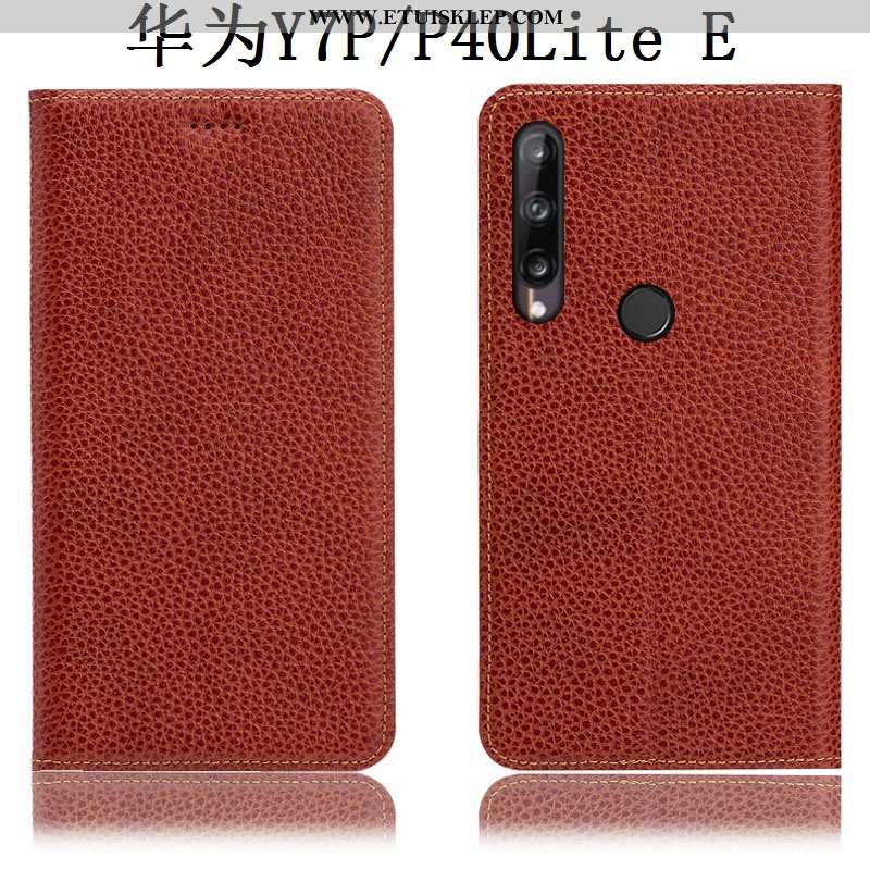 Pokrowce Huawei P40 Lite E Wzór Skórzane Etui All Inclusive Obudowa Anti-fall Litchi Telefon Komórko