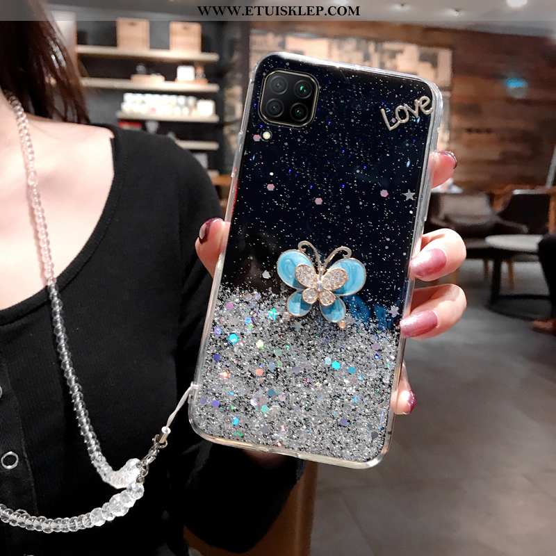 Pokrowce Huawei P40 Lite Z Kryształkami Luksusowy Telefon Komórkowy Moda Kryształ Futerał Proszek Of