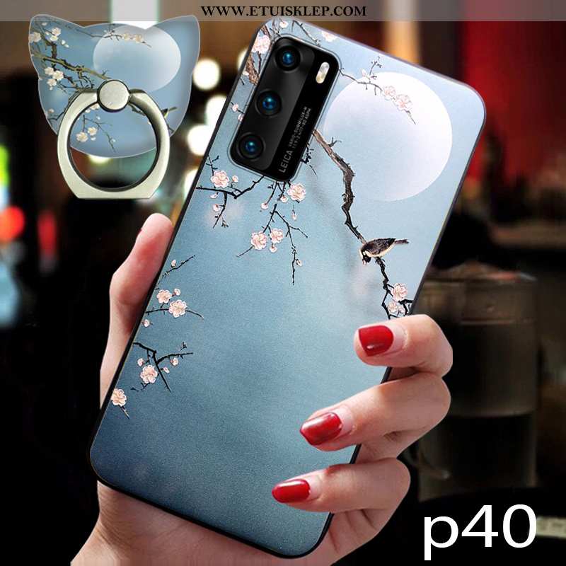 Pokrowce Huawei P40 Pro Ochraniacz Wiatr Silikonowe Miękki Telefon Komórkowy All Inclusive Czerwony 