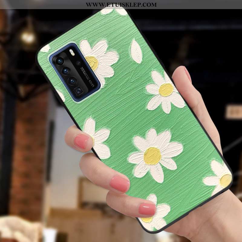 Pokrowce Huawei P40 Pro Osobowość Piękny Telefon Komórkowy Purpurowy Nubuku Mały All Inclusive Tanie