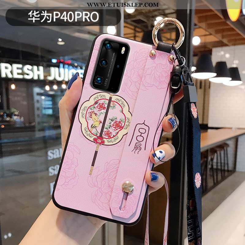 Pokrowce Huawei P40 Pro Silikonowe Chiński Styl Trendy Purpurowy All Inclusive Wiatr Futerał Tani