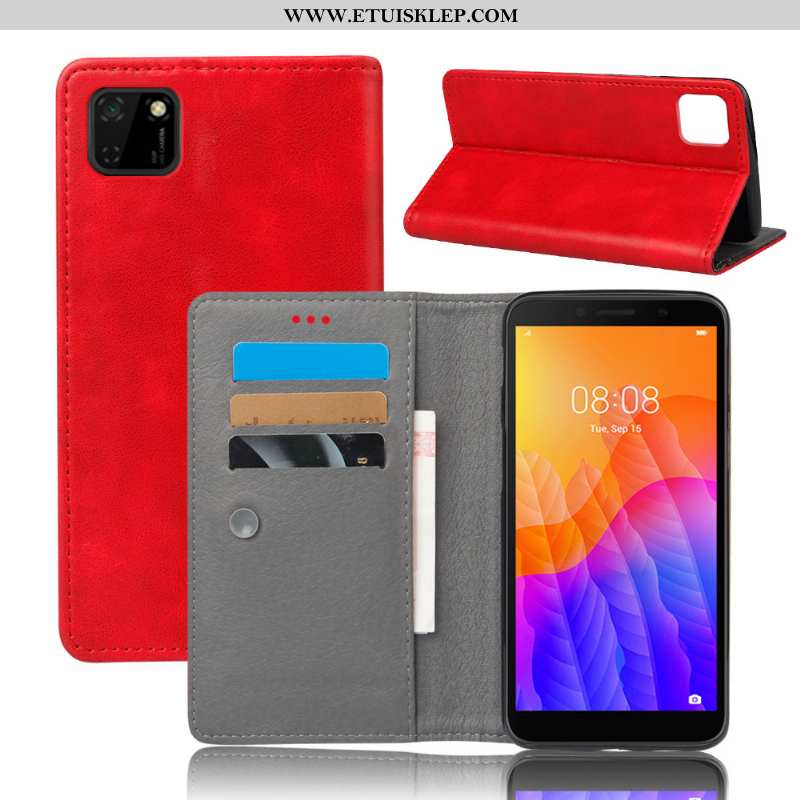 Pokrowce Huawei Y5p Portfel Telefon Komórkowy Futerał Pomarańczowy Wspornik Karta Obudowa Sprzedam