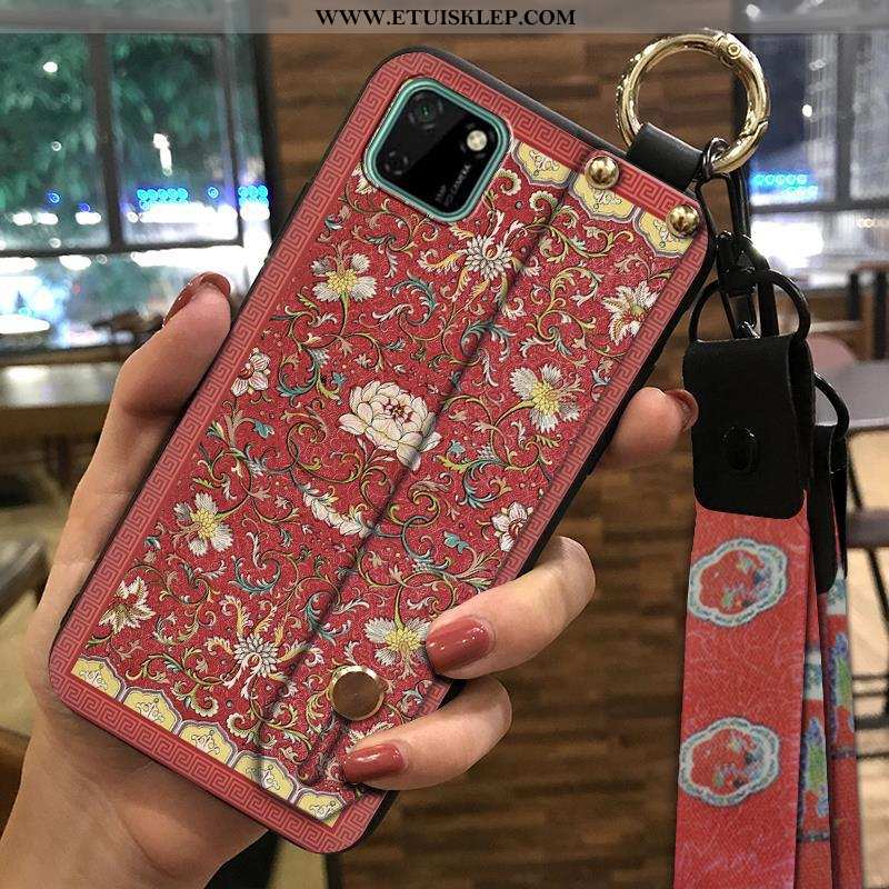 Pokrowce Huawei Y5p Trendy Vintage Telefon Komórkowy Futerał Zielony Etui Wspornik Dyskont