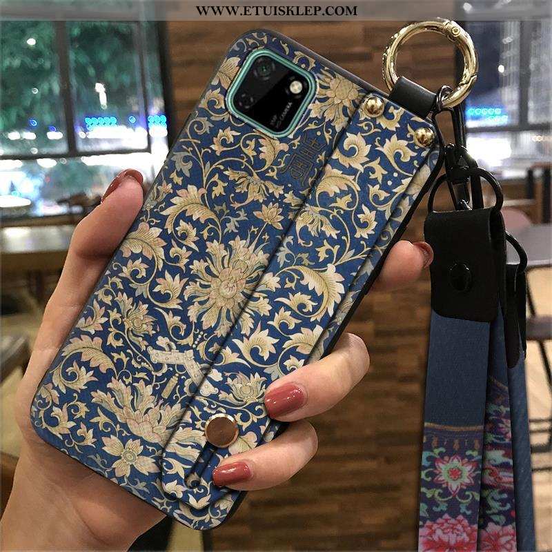 Pokrowce Huawei Y5p Trendy Vintage Telefon Komórkowy Futerał Zielony Etui Wspornik Dyskont