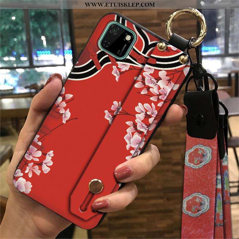 Pokrowce Huawei Y5p Trendy Vintage Telefon Komórkowy Futerał Zielony Etui Wspornik Dyskont