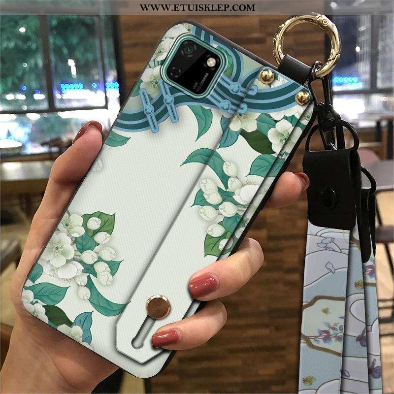 Pokrowce Huawei Y5p Trendy Vintage Telefon Komórkowy Futerał Zielony Etui Wspornik Dyskont