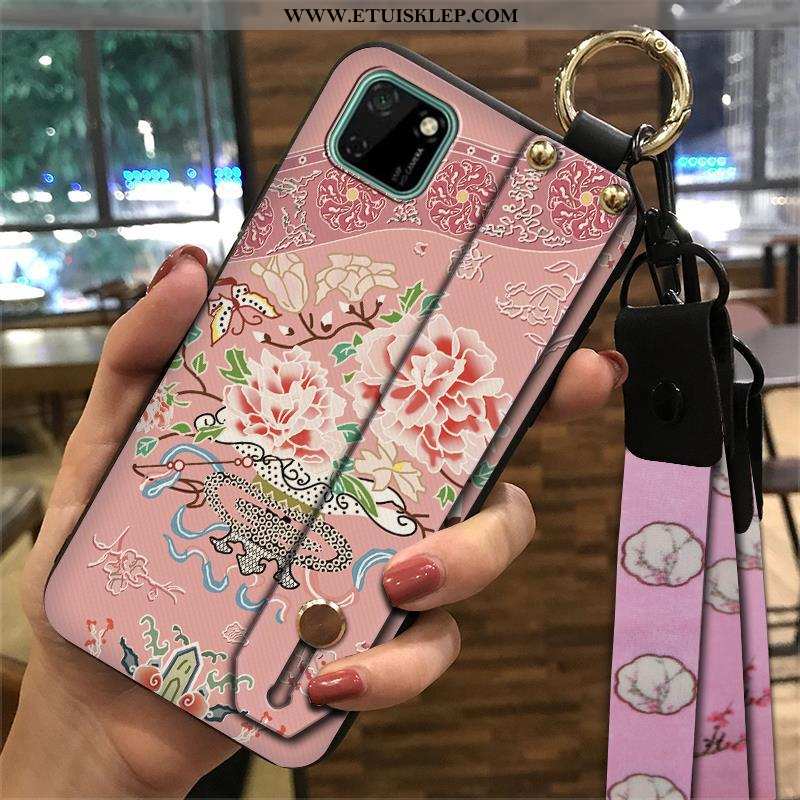 Pokrowce Huawei Y5p Trendy Vintage Telefon Komórkowy Futerał Zielony Etui Wspornik Dyskont