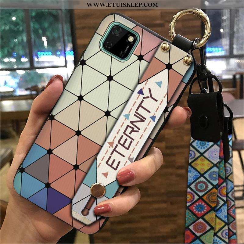 Pokrowce Huawei Y5p Trendy Vintage Telefon Komórkowy Futerał Zielony Etui Wspornik Dyskont