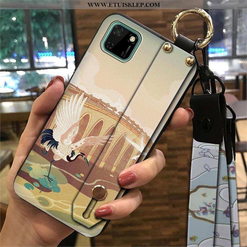 Pokrowce Huawei Y5p Trendy Vintage Telefon Komórkowy Futerał Zielony Etui Wspornik Dyskont