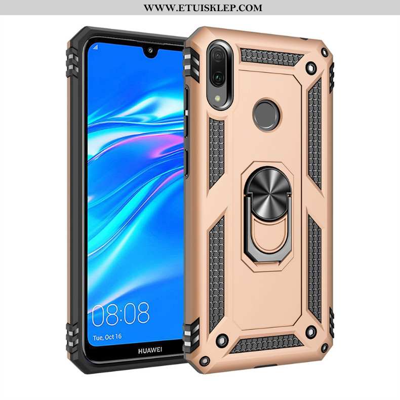 Pokrowce Huawei Y7 2020 Miękki All Inclusive Trzy Mechanizmy Obronne Futerał Etui Na Pokładzie Magne