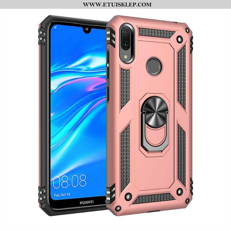 Pokrowce Huawei Y7 2020 Miękki All Inclusive Trzy Mechanizmy Obronne Futerał Etui Na Pokładzie Magne