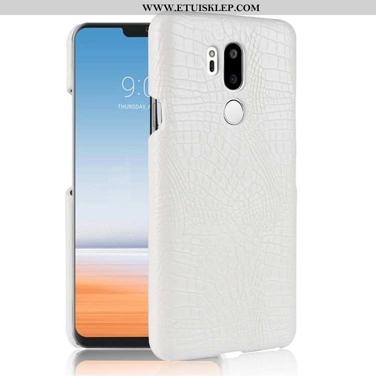 Pokrowce Lg G7 Thinq Skóra Futerał Vintage Ciemno Niebieski Anti-fall Telefon Komórkowy Etui Tanie