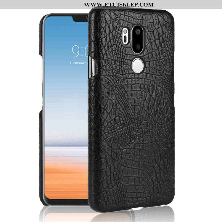 Pokrowce Lg G7 Thinq Skóra Futerał Vintage Ciemno Niebieski Anti-fall Telefon Komórkowy Etui Tanie