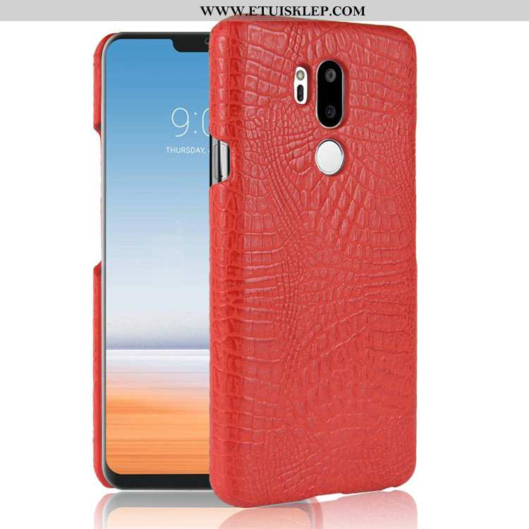 Pokrowce Lg G7 Thinq Skóra Futerał Vintage Ciemno Niebieski Anti-fall Telefon Komórkowy Etui Tanie