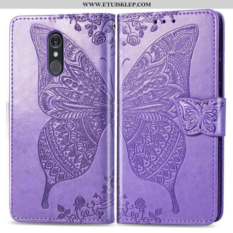 Pokrowce Lg Q7 Relief Motyl Relief Ochraniacz Skóra Jednolity Kolor Tani