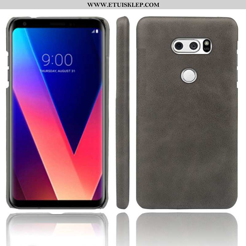 Pokrowce Lg V30 Skóra Osobowość Etui Anti-fall Futerał Telefon Komórkowy Czarny Sklep