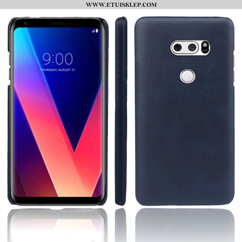 Pokrowce Lg V30 Skóra Osobowość Etui Anti-fall Futerał Telefon Komórkowy Czarny Sklep