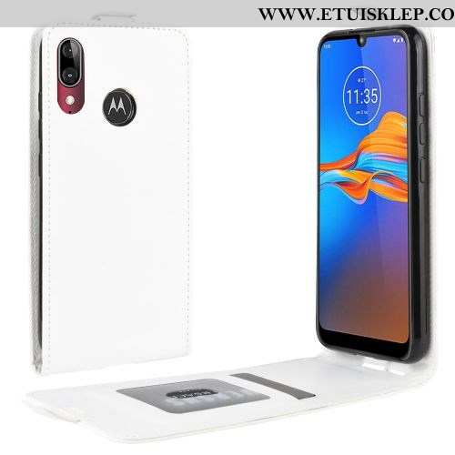 Pokrowce Moto E6 Plus Trendy Portfel Telefon Komórkowy Klapa Biznes Futerał Skórzane Etui Dyskont