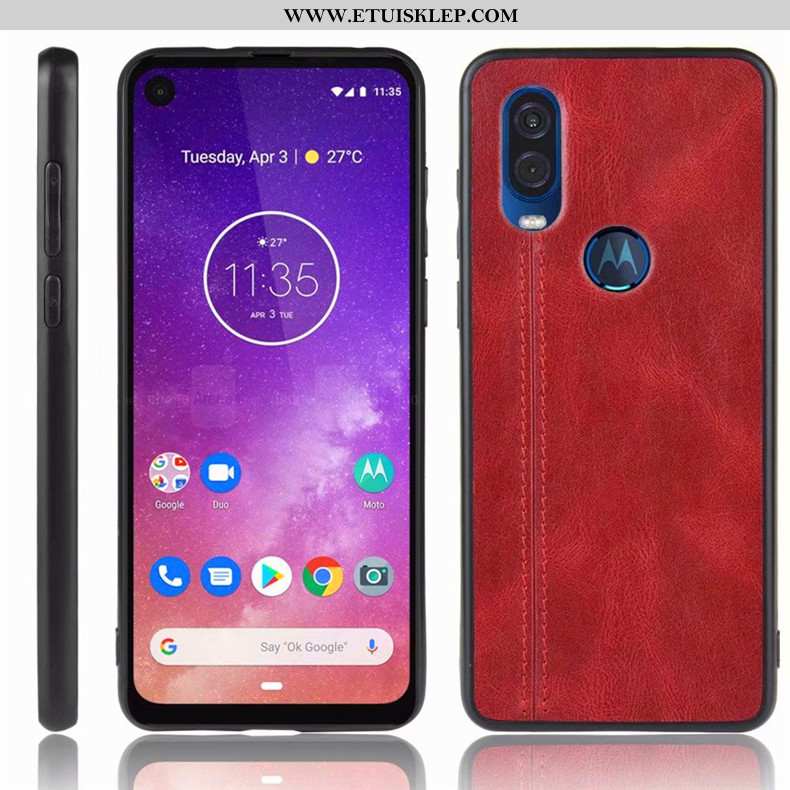 Pokrowce Motorola One Vision Ochraniacz Telefon Komórkowy All Inclusive Etui Futerał Ciemno Niebiesk