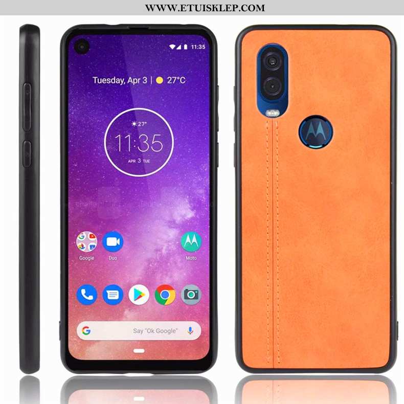 Pokrowce Motorola One Vision Ochraniacz Telefon Komórkowy All Inclusive Etui Futerał Ciemno Niebiesk