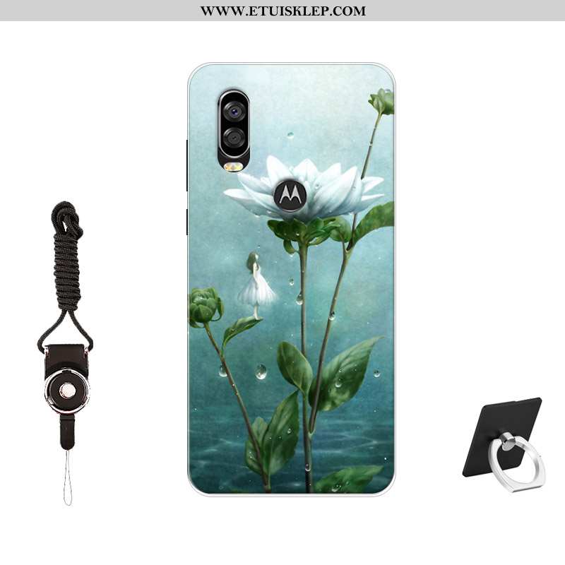 Pokrowce Motorola One Vision Silikonowe Etui Anti-fall Wzór Trendy Miękki Szkło Hartowane Sprzedam