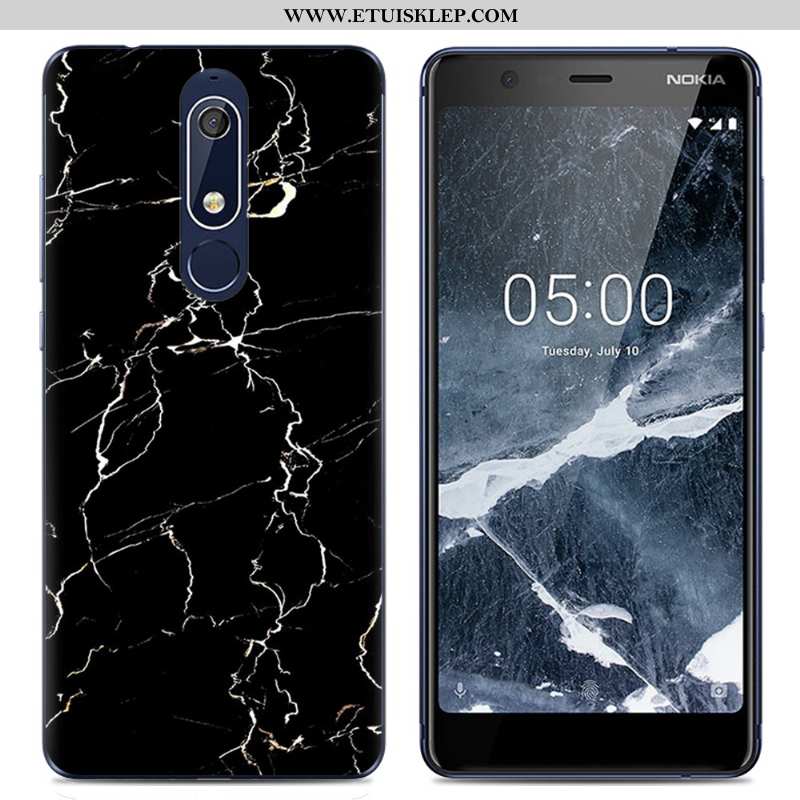 Pokrowce Nokia 5.1 Trendy Różowe Ochraniacz Etui Proste Telefon Komórkowy Futerał Sklep
