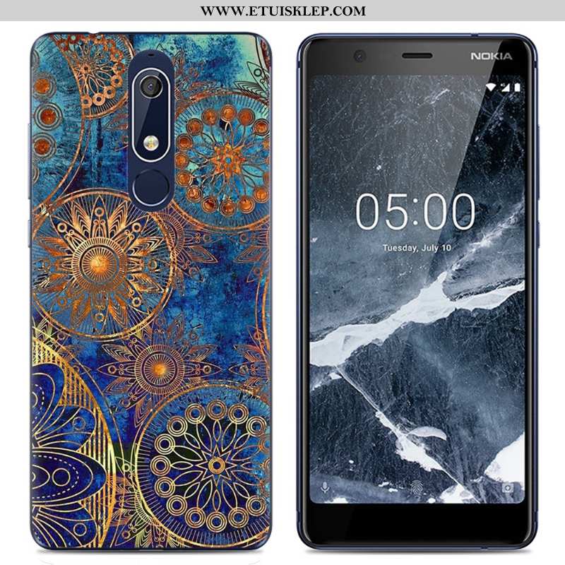 Pokrowce Nokia 5.1 Trendy Różowe Ochraniacz Etui Proste Telefon Komórkowy Futerał Sklep