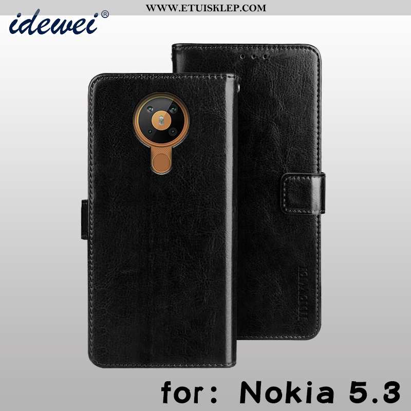 Pokrowce Nokia 5.3 Skórzane Etui Obudowa Telefon Komórkowy Futerał Ochraniacz Karta Sklep