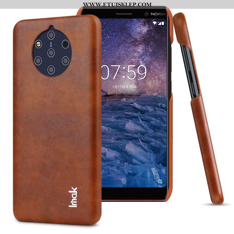 Pokrowce Nokia 9 Pureview Trendy Anti-fall Futerał Telefon Komórkowy Etui Czarny Biznes Online