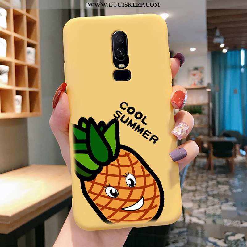 Pokrowce Oneplus 6 Miękki Czerwony Netto Kreatywne Zakochani Piękny Futerał Owoce Tanie