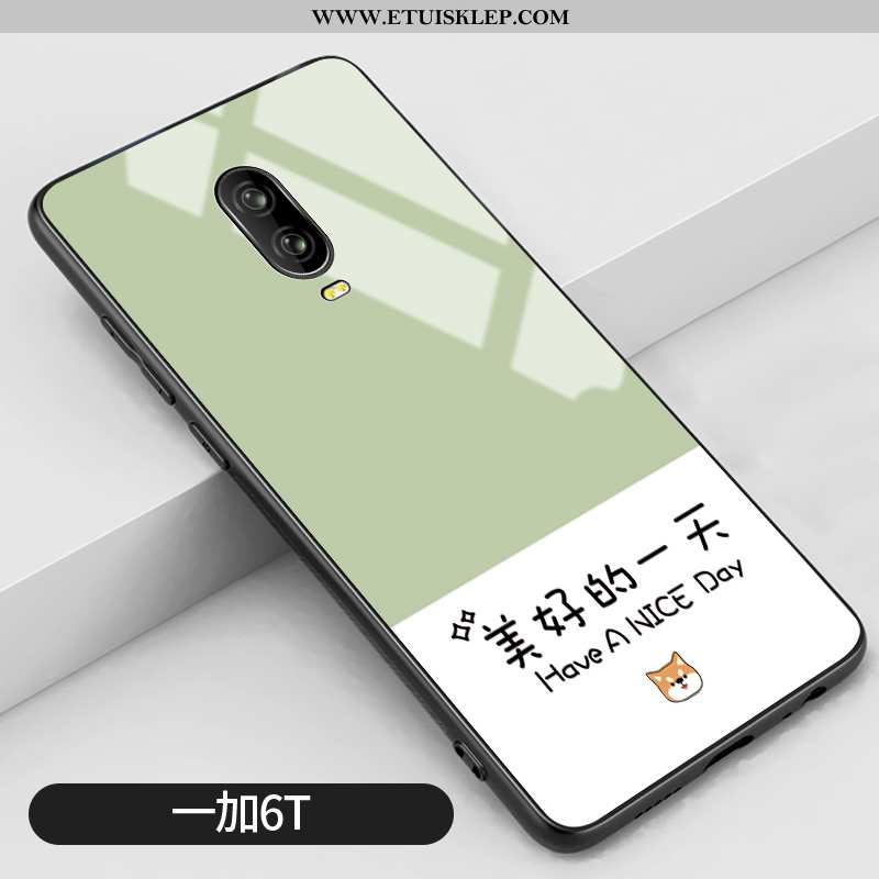 Pokrowce Oneplus 6t Szkło Etui Trendy Telefon Komórkowy Sztuka Świeży Proste Kup
