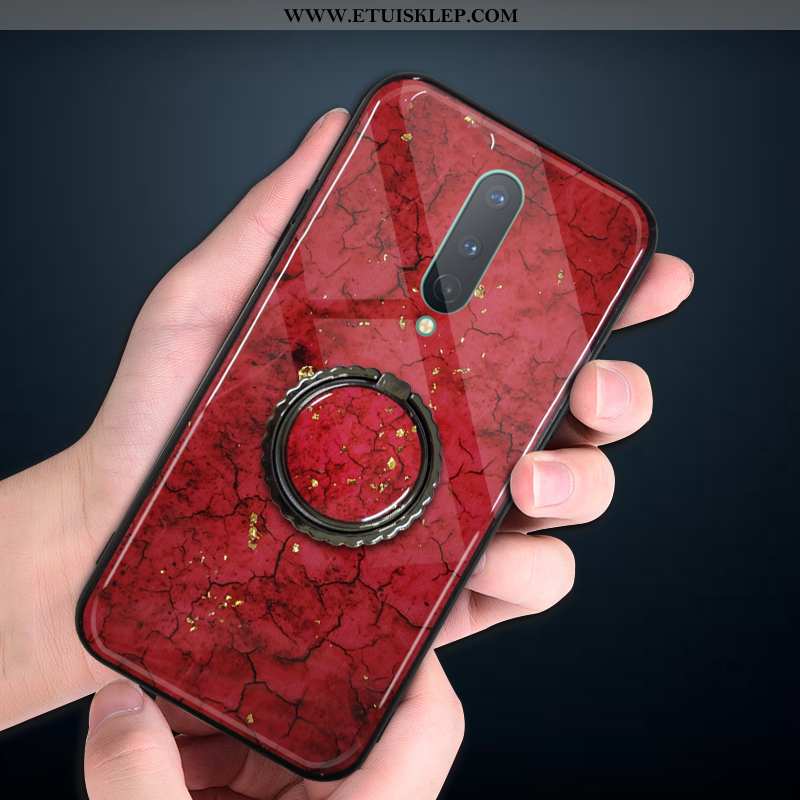 Pokrowce Oneplus 7 Pro Luksusowy Futerał All Inclusive Czerwony Telefon Komórkowy Anti-fall Ochrania