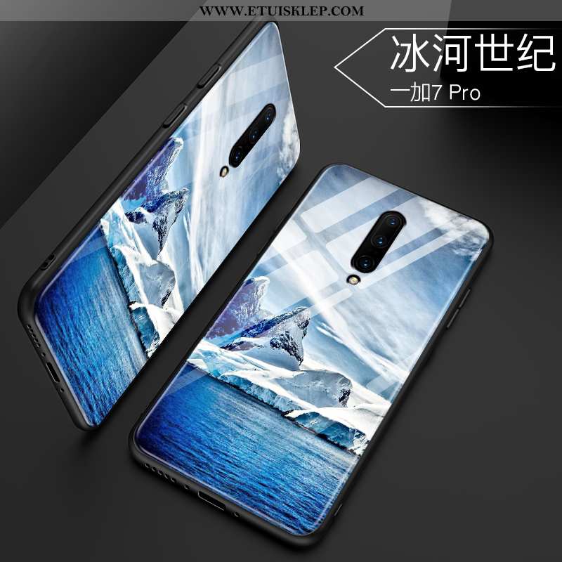 Pokrowce Oneplus 7 Pro Ochraniacz Czerwony Netto Etui Trendy All Inclusive Kreatywne Szkło Hartowane