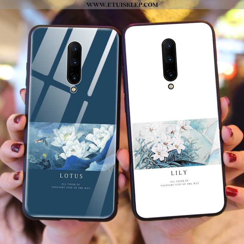 Pokrowce Oneplus 7 Pro Trendy Etui Kwiaty Silikonowe Biały Anti-fall Wysoki Koniec Kup