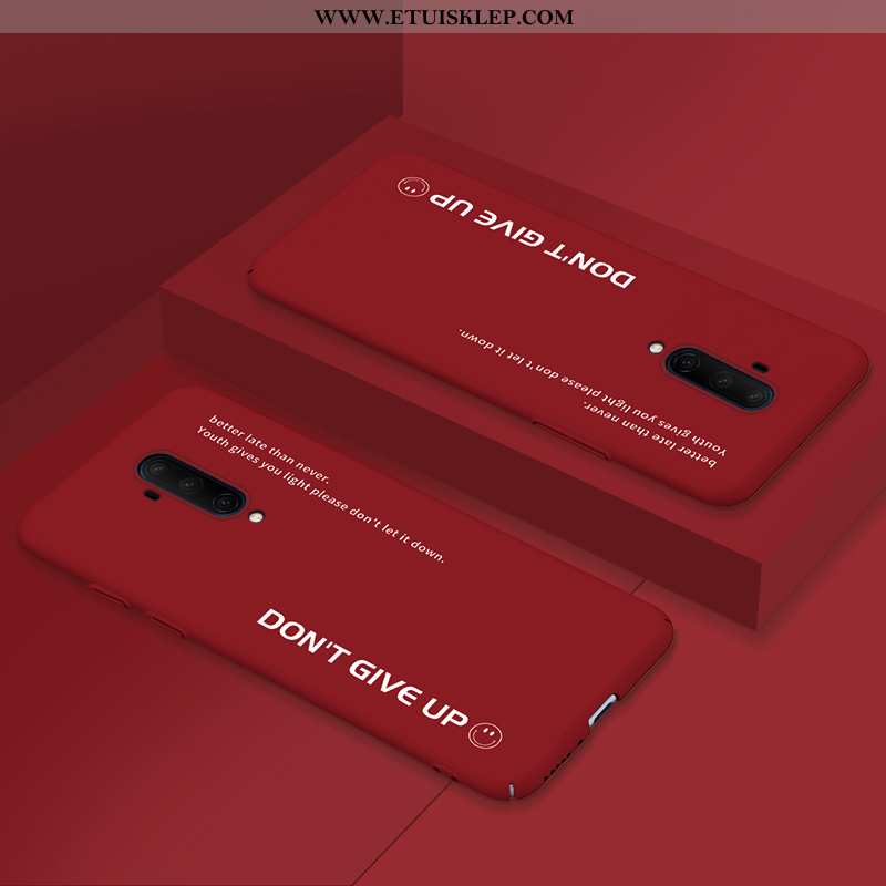 Pokrowce Oneplus 7t Pro Cienkie Czerwony Netto Etui Telefon Komórkowy Trendy Nowy Nubuku Sprzedam