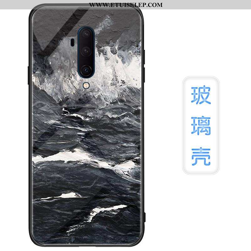 Pokrowce Oneplus 7t Pro Trendy Osobowość Telefon Komórkowy Zakochani Anti-fall Fale Morza Czerwony N