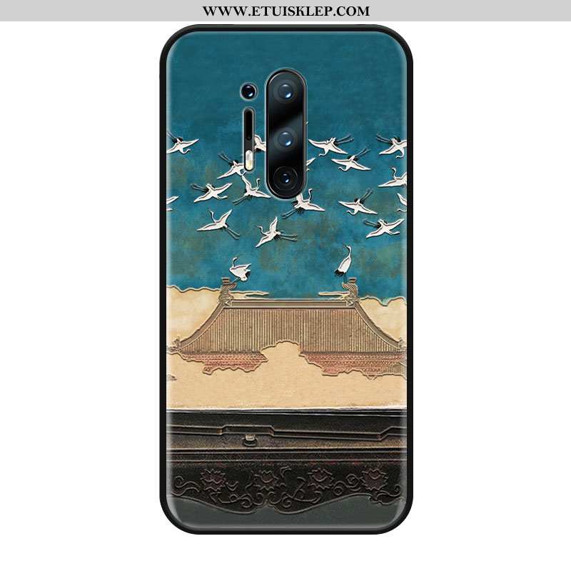 Pokrowce Oneplus 8 Pro Kreatywne Etui Futerał Ochraniacz Niebieski Anti-fall Crane Kupię