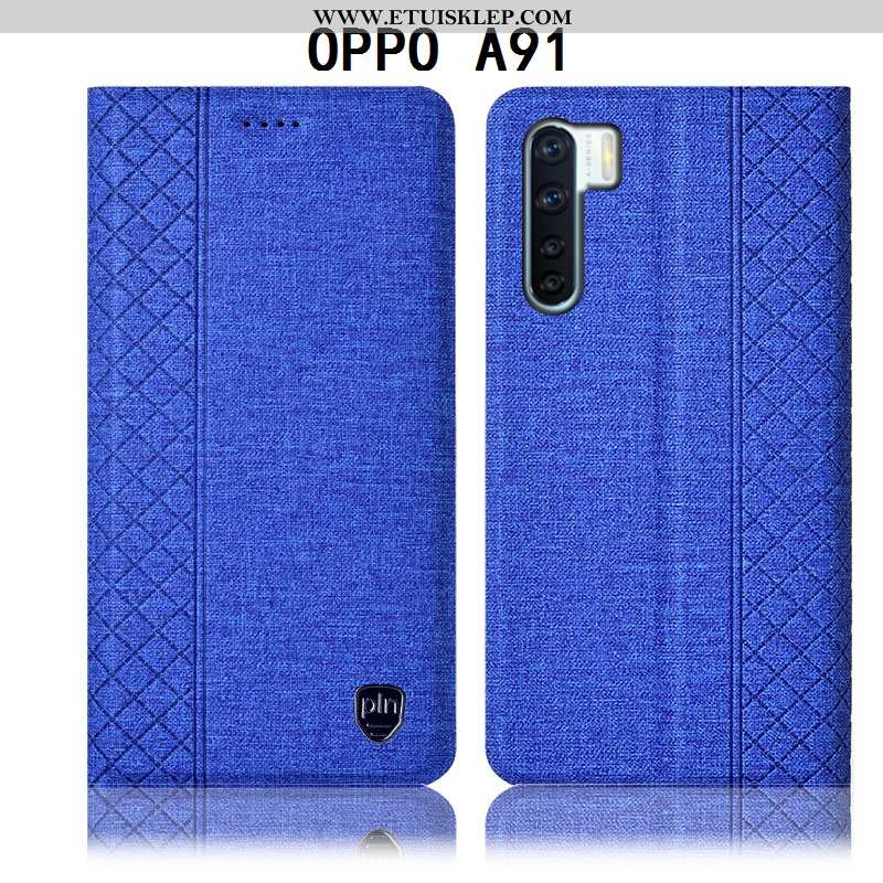 Pokrowce Oppo A91 Bawełna I Len Obudowa Czarny Etui Anti-fall Futerał Ochraniacz Kup