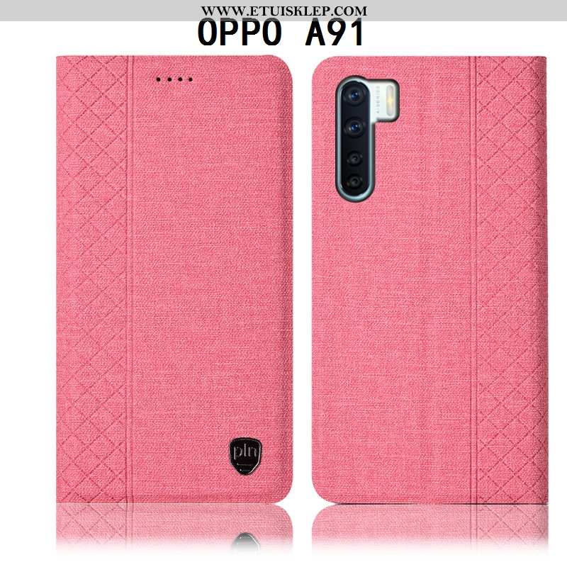 Pokrowce Oppo A91 Bawełna I Len Obudowa Czarny Etui Anti-fall Futerał Ochraniacz Kup