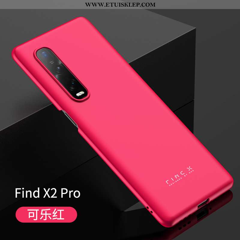 Pokrowce Oppo Find X2 Pro Ochraniacz Etui Anti-fall Cienkie Futerał All Inclusive Czerwony Netto Skl