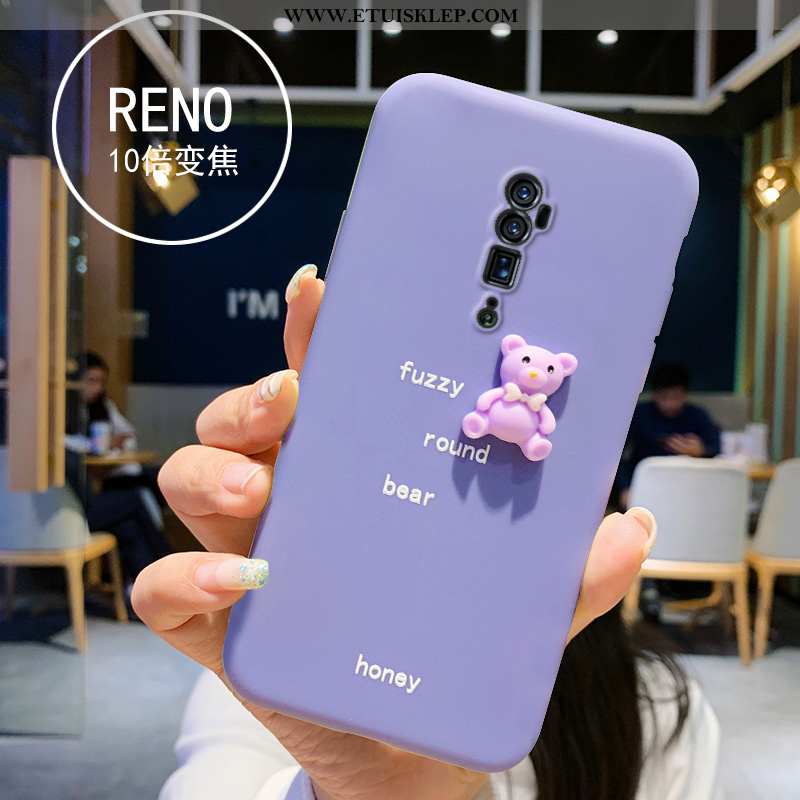 Pokrowce Oppo Reno 10x Zoom Miękki Etui Znieść Żywica Mały Futerał Purpurowy Oferta