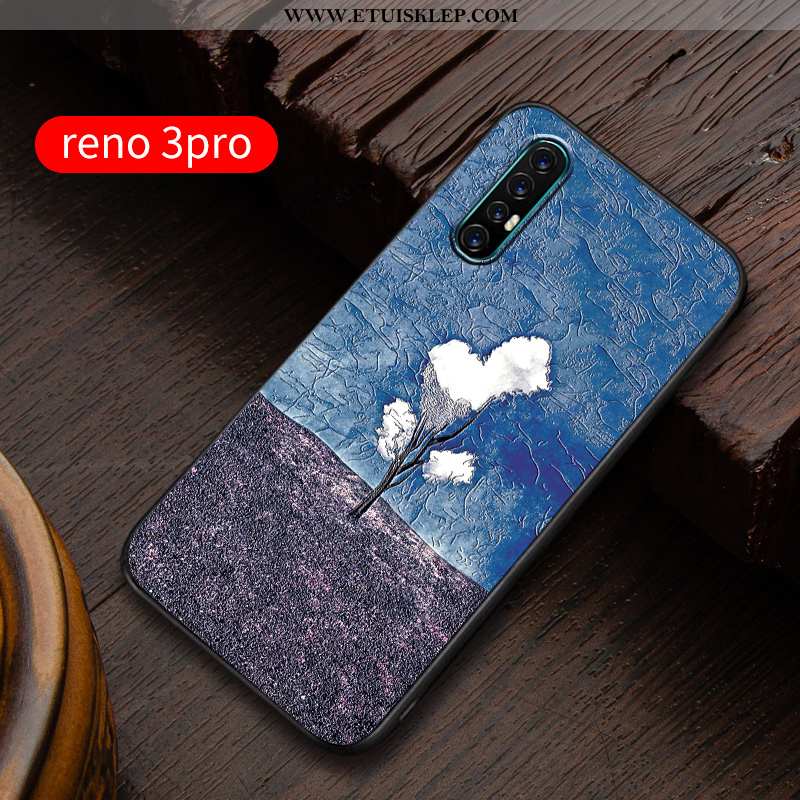 Pokrowce Oppo Reno 3 Pro Nubuku Silikonowe Etui Cienkie Anti-fall Relief Telefon Komórkowy Tanie